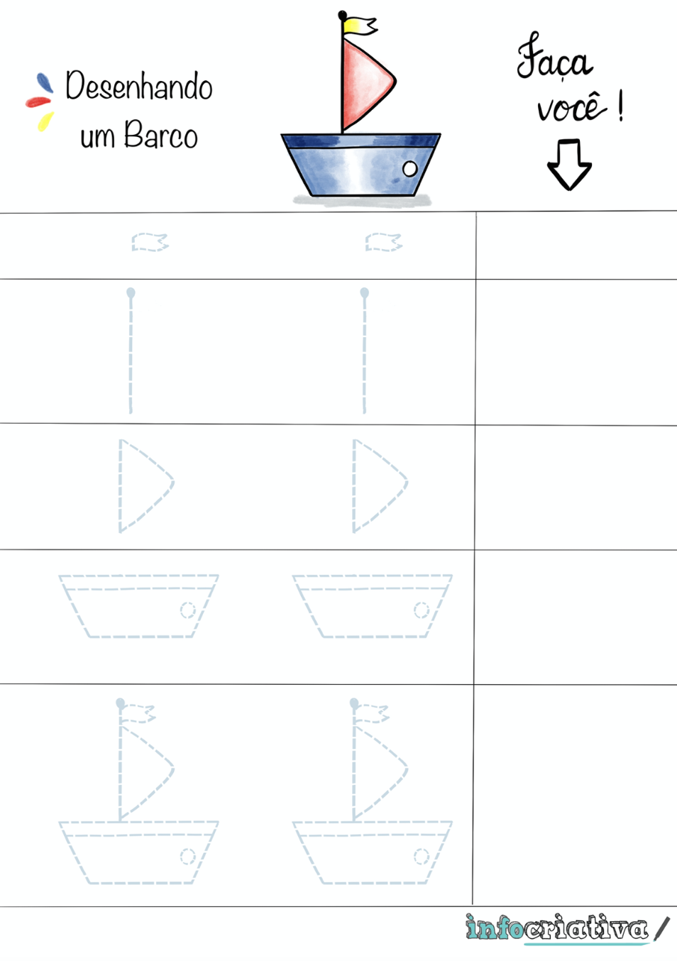Desenhando um Barco