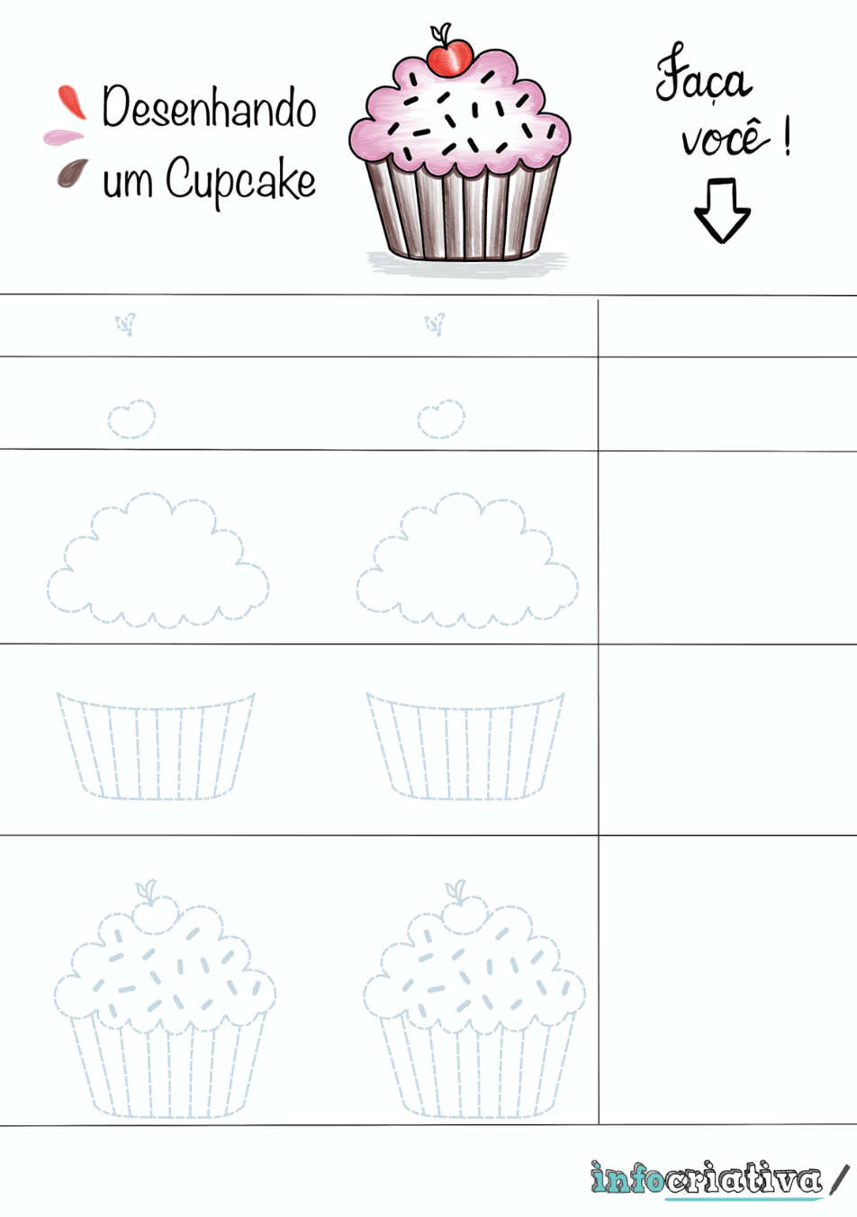 Desenhando um Cupcake